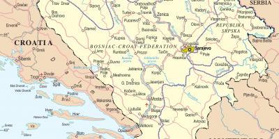 Zemljevid Bosne